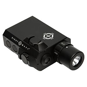 SightMark Torcia/laser Mini Combo LoPro verde per slitte 20mm (nero)