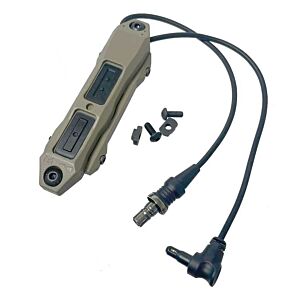 SOTAC 20mm dual switch button with Sfire plug for MAWL-C1+ device (dark earth)