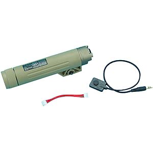 G&p torcia led VLI X9 con batteria lipo 1200 11.1v (tan)