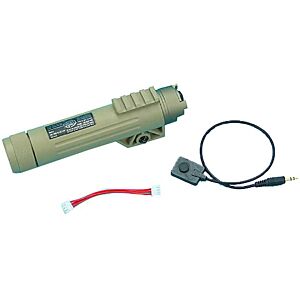 G&p torcia led VLI X9 ras con batteria lipo 1200 11.1v (tan)