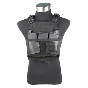 TheBlacksShip giubbino tattico MA-81 plate carrier (nero)