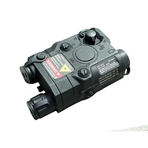 TMC porta batteria peq15 con puntatore laser (nero)