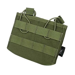 TMC tasca CQB aperta doppio caricatore fucile (verde)