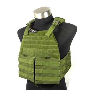 TMC giubbino tattico PI light weight plate carrier solo vest (verde)