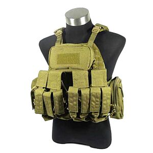 TMC giubbino tattico PI light weight plate carrier tipo A (tan)