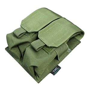 TMC tasca doppia porta 2x caricatore m16 (verde)