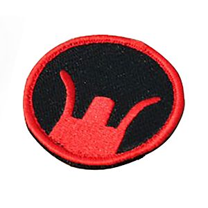 TMC front sight velcro patch red (round)