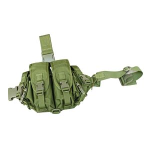 TMC tasca multipla porta caricatori cosciale (verde)