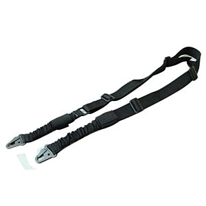 TMC cinghia elastica con ganci in acciaio multi funzione (nera)