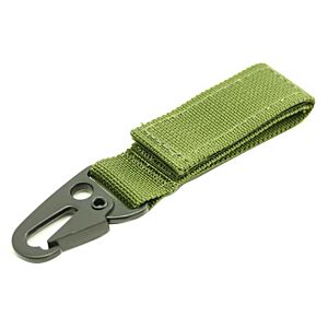 TMC anello in acciaio con fibbia in velcro (verde)