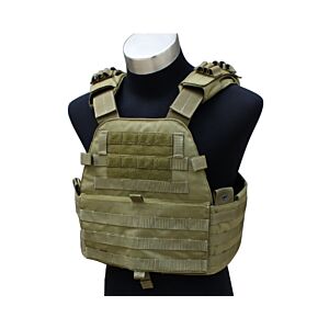 TMC giubbino tattico EG assault plate carrier (tan)