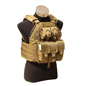TMC giubbino USMC style SPC armor vest tan