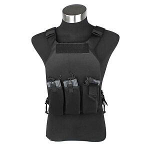 TMC giubbino tattico navy seals FO plate carrier (nero)