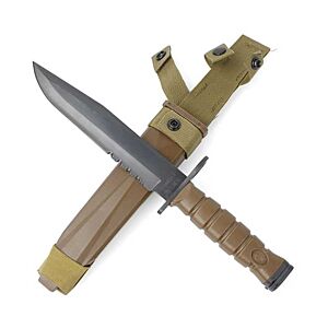 TMC M10 style dummy knife with case (dark earth)