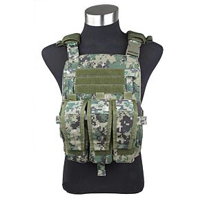 TMC giubbino tattico adaptive vest con 3 tasche (aor2)