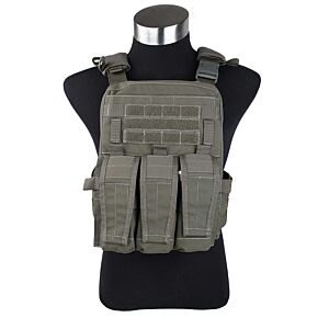 TMC giubbino tattico adaptive vest con 3 tasche (foliage green)