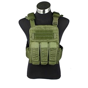 TMC giubbino tattico adaptive vest con 3 tasche (verde)