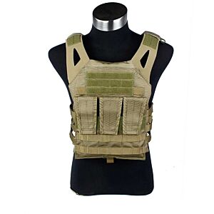 TMC giubbino tattico N jump plate carrier tan