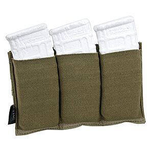 TMC tasca aperta TS style tripla per caricatore fucile m4 (tan)