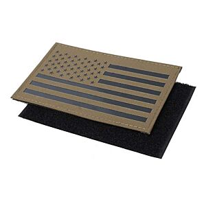 TMC patch larga infrarossa US FLAG (coyote brown)