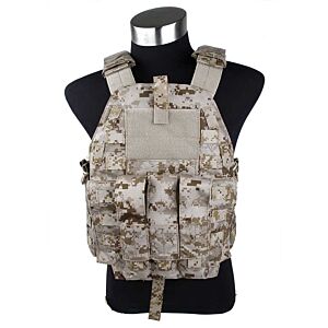 TMC giubbino tattico 94K plate carrier con 3 tasche MP7 (aor1)