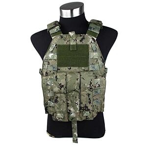 TMC giubbino tattico 94K plate carrier con 3 tasche MP7 (aor2)