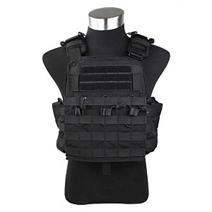 TMC giubbino tattico cherry plate carrier (nero)