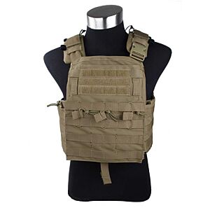 TMC giubbino tattico cherry plate carrier (coyote brown)