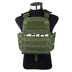TMC giubbino tattico cherry plate carrier (verde)