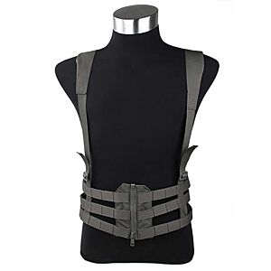 TMC pettorina LOW PRO molle chest rig (ranger green)