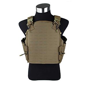 TMC giubbino tattico AC plate carrier (coyote brown)