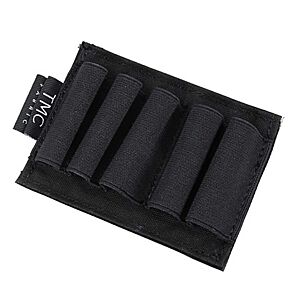TMC pannello porta cartucce cal.12 con posteriore in velcro (nero)