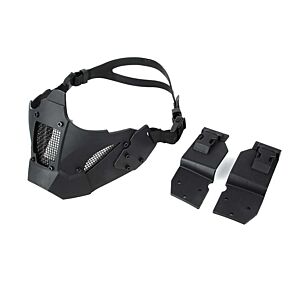 TMC maschera facciale JAY FAST per elmetti (nera)
