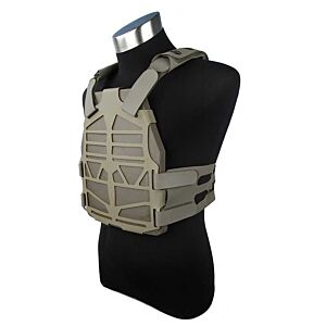 TMC giubbino tattico Frame plate carrier con dummy plastic plate (dark earth)