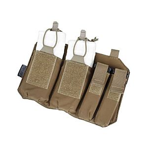 TMC tasca aperta caricatore fucile 5.56 + pistola 9mm per tattico frame plate carrier (coyote brown)