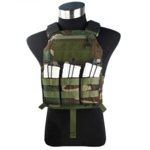 TMC giubbino tattico 420 plate carrier (woodland)