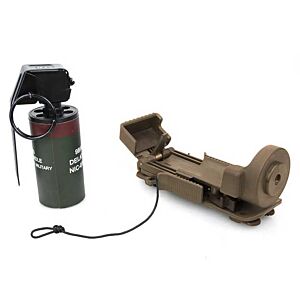 TMC set granata flashbang con attacco molle coyote brown (decorativa)