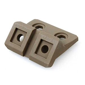 TMC slitta in nylon 20mm 45 gradi per frontali M-LOK (coyote brown)