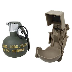 TMC Set granata m67 con molle case decorativa (coyote brown)