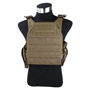 TMC giubbino tattico FPC plate carrier (coyote brown)
