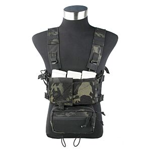 TMC Pettorina MCR chest rig set A (multicam black)