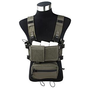 TMC Pettorina MCR chest rig set A (ranger green)