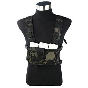 TMC Pettorina MCR chest rig set B (multicam black)