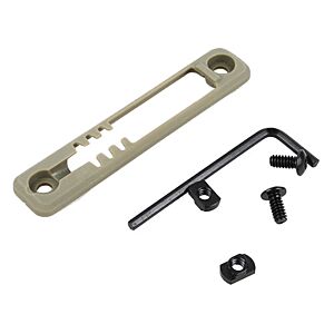 Tmc slitta con porta remoto per astine M-LOK (tan)