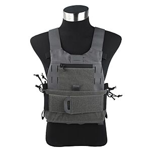 TMC giubbino tattico ASPC laser cut plate carrier (wolf grey)