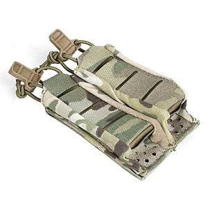 TMC tasca doppia 9mm aperta 2.0 porta caricatore pistola (multicam)