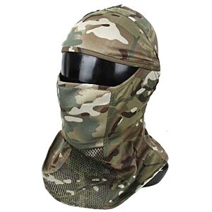 TMC passamontagna balaclava con protezione viso forata (multicam)