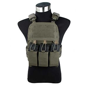 TMC Giubbino FCV five airsoft plate carrier (ranger green)