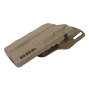 TMC fondina rigida ALS per pistola tipo glock con torcia (tan)