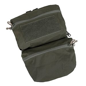 TMC double pouch zip panel for FCV vest (ranger green)